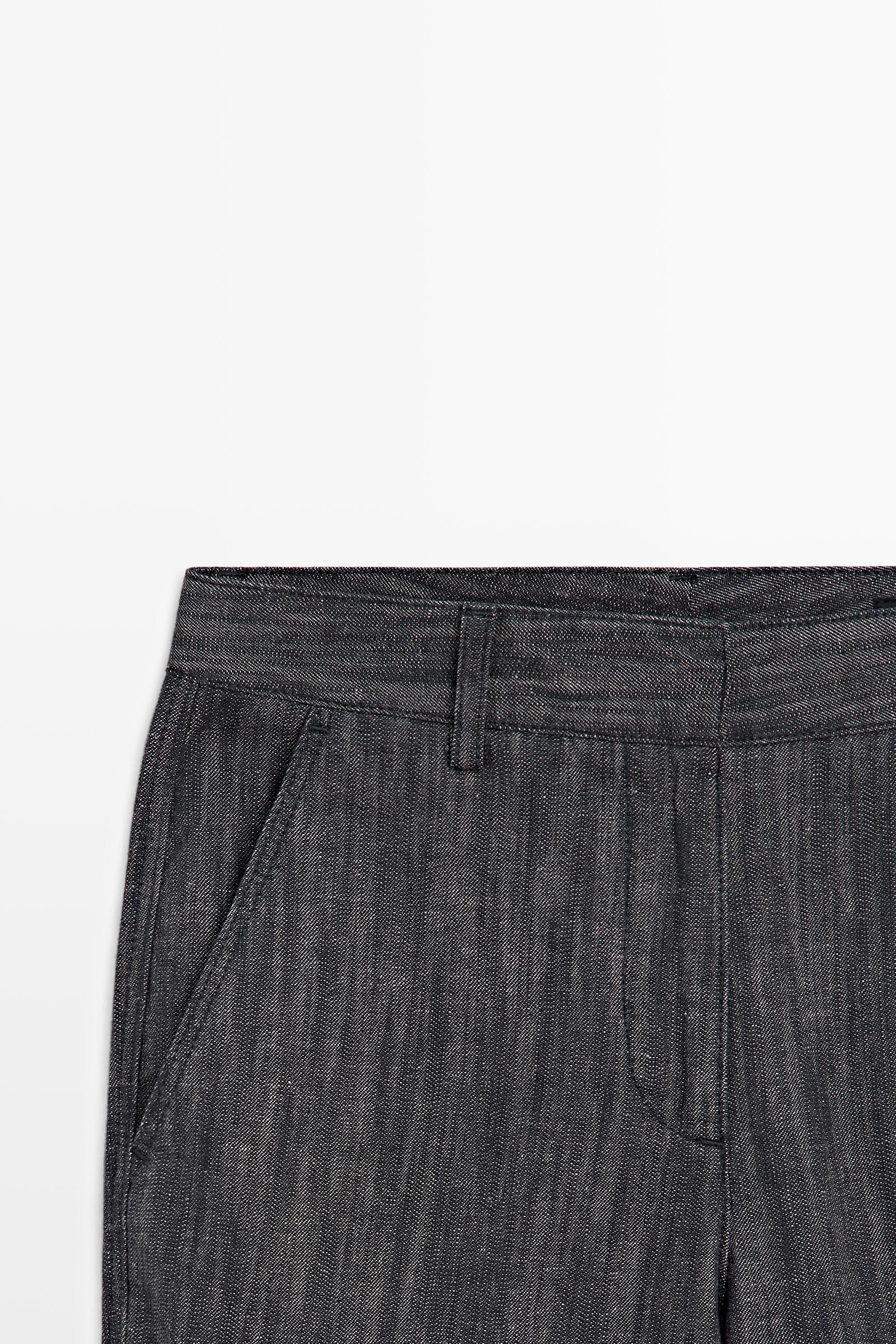Pantalon flare cropped